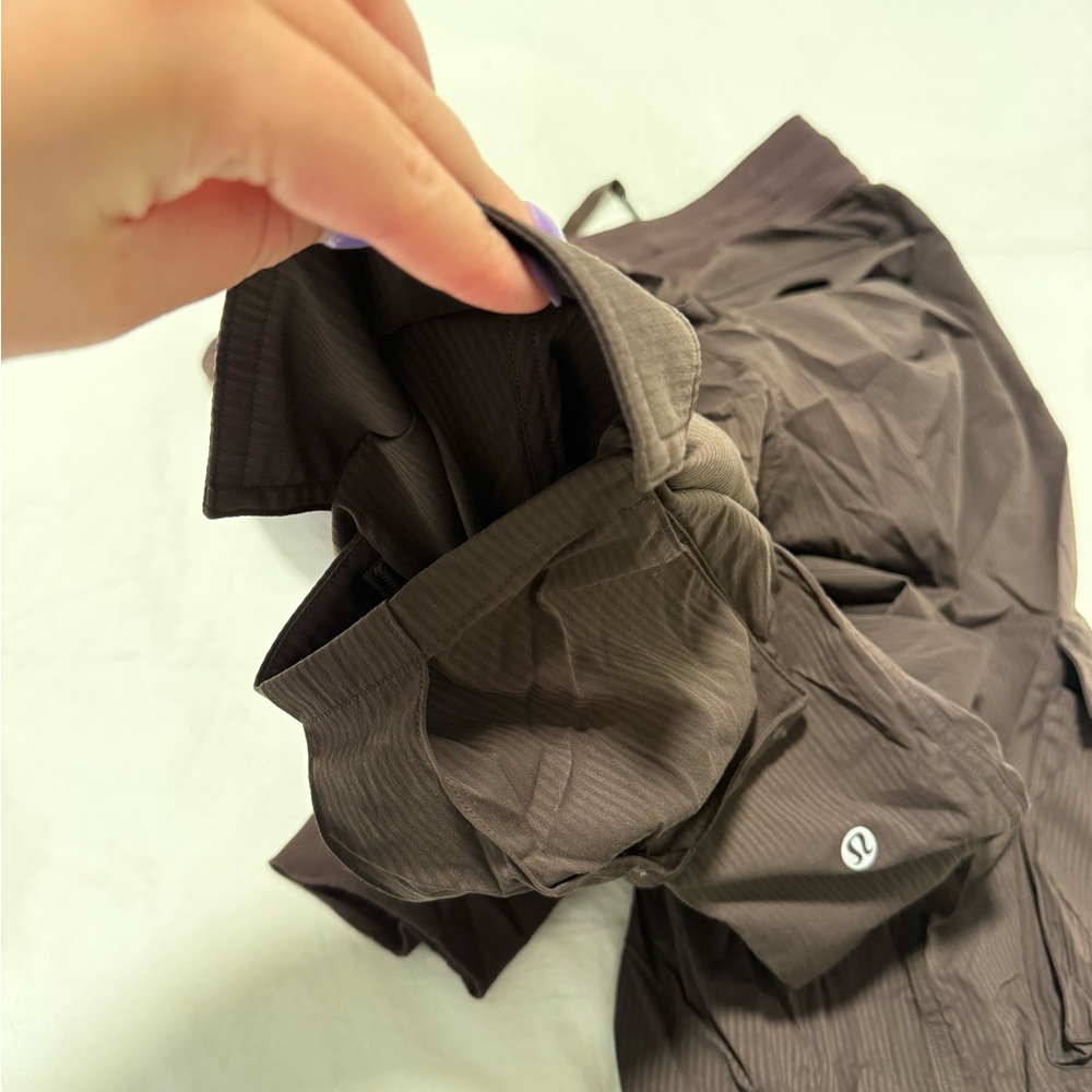 lululemon athletica Dark Brown Ribbed Track Jogger Pants - Picture 4 of 5